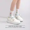 Tênis Feminino Warrior Wxy-Q099N Branco 2026 Novo Estilo Coreano Versátil Esportivo Casual Vibe Style (Magia)