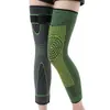 Rodilleras Deportivas Extensibles para Calor, Baloncesto, Correr, Protección contra el Frío, Protección de Rodilla para Hombres y Mujeres, Tejidas para Ciclismo Estilo Largo con Correas, Absorción de Impactos