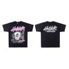 Transfronterizo 2026 Verano Nueva Marca Europea y Americana de Moda Unisex Holgada Manga Corta Cuello Redondo Camiseta Retro Versátil Casual Manga Media
