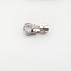 Accesorios DIY chapado en cobre oro de 18K hebilla para joyería de perlas incrustada con circonita hebilla de herradura hebilla de pulsera hebilla conectora