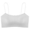 Sling Chaleco Pequeño para Mujer Espalda Hermosa Seda de Hielo Sujetador Interno con Almohadilla en el Pecho Verano Fino Top Tubo Ropa Interior Exterior
