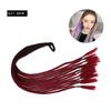 Pelucas de Cola de Caballo Dreadlock Estilo Europeo y Americano al por Mayor para Niños, Pelucas de Gomas Elásticas de Colores, Trenzas Boxeadora de Colores de Fibra de Alta Temperatura