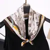 Pañuelo de Seda Paisley Minimalista Blanco y Negro, Pañuelo de Cintura de Alta Gama, Pañuelo de Cintura Estilo Étnico, Pañuelo Decorativo para la Cabeza, Pañuelo, Pañuelo Decorativo para el Cuello para el Trabajo