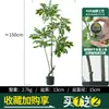 Habitat de folha de glicínia planta verde artificial alto padrão luxo leve interior sala de estar chão árvore falsa biônica planta em vaso