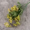 Buquê de Flores de Mão, Orquídeas Dançantes para Casamento, Flores Artificiais, Decoração de Casa, Parede de Flores, Parede de Plantas, Flores Falsas, Artesanato Transfronteiriço