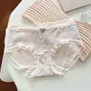 Roupa Íntima Feminina de Algodão Puro de Cintura Média 10A Algodão Antibacteriano no Forro Estilo Japonês Menina Shorts Sexy Calcinhas Confortáveis Sem Costura