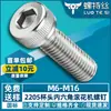 Tornillo de acero inoxidable dúplex 2205, cabeza de copa, hexágono interior, moleteado, alta resistencia, cabeza cilíndrica, tornillo para equipo químico M6M8