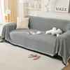 Toalla para Sofá Cubierta Completa Tela Ins Estilo Crema Hilo de Algodón Manta para Camping Funda para Cojín de Sofá Toalla Universal para las Cuatro Estaciones Cubierta Completa para Sofá