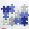 Quebra-Cabeça Feltro Adesivos de Parede Parede de Fotos Decoração DIY Sala de Estar de Alto Padrão Decoração de Arranjo de Parede de Fundo Quadro de Cortiça Criativo
