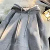 Siempre en stock, sudadera con capucha para hombre de algodón con forro polar, color liso, simple, holgada, talla grande, chaqueta sudadera casual para hombre