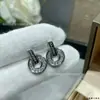 Nuevo Collar Redondo de Moneda de Gama Alta con Nácar de Doble Cara, Moneda Gruesa de Cobre Chapada en Oro de 18K, Incrustación Completa de Diamantes CNC, Cadena Versátil para Clavícula de Lujo Ligero