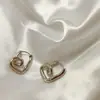 Ear cuffs de personalidade europeia e americana exagerados com senso de alta qualidade para heavy metal, brincos de círculo grande, brincos com design retrô francês