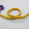 Corda Trançada de Lã com 1,2 cm de Largura Feita à Mão com 18 Fios Pequenos de Corda Acessórios de Decoração para Roupas DIY 1m Frete Grátis