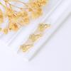 Fecho de Pingente Flor de Ameixa em Ouro Real 18K com Zircônia e Diamante Microincrustados Clipe de Jade Acessórios DIY Clipe de Jade D42