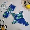 Traje de baño nuevo 2022 sexy bikini de una pieza bikini color tie-dye traje de baño para mujer amazon mayoreo