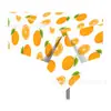 Zb120 Laranja Fruta Laranja 130*220cm Festa Toalha de Mesa Descartável Pe Toalha de Mesa de Festa