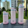 Tyeso Nueva Taza Térmica para Niños y Estudiantes Gran Capacidad Botella de Agua para Deportes al Aire Libre para Hombres y Mujeres Taza de Agua Portátil de Aspecto Elegante