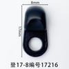 Fivela de gancho grande de 17 mm para caminhada, fivela de sapato de proteção de trabalho, fivela de cadarço, acessórios de bagagem, botas militares, fivela de sapato