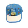 Boné de Baseball Infantil com Estampa de Dinossauro Desenho Animado para Meninos e Meninas, Viseira de Sol para Primavera e Verão com Aba Larga para Meninas Pequenas