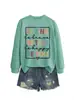 SEJA GENTIL SEJA CORAJOSO SE Amazon eBay Site Independente Moletom Feminino Outono/Inverno Moderno e Único Transfronteiriço