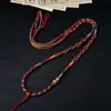 Corda para Colar Trançada Artesanal de Xizang Cordão com Pingente Multicolorido Venda Quente Cordão Vintage com Borla Cordão para Pendurar Joias Populares