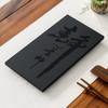 Placa de cubierta para agujero de estufa de té eléctrica de inducción 37*20 * Placa de vacío para mesa de té Bandeja de té de Piedra Ujin Panel de piedra empotrado para mesa de té