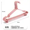 Percha Antideslizante de Cobertura Total para Ropa de Casa, Percha Gruesa de Hierro Forjado, Percha Multifuncional con Gancho, Percha Recubierta de Plástico