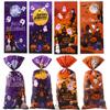 Bolsa de celofán OPP para regalo de mano de Halloween transfronteriza, bolsa para dulces, bolsa para dulces para hornear galletas DIY