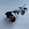 Rosa artificial gótica de estilo gótico transfronteriza, decoración de Halloween, centro de mesa para fiesta temática oscura
