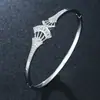Moda coreana micro diamante Pulsera para mujer estudiante Aleación Joker pulsera cruzada pulsera personalizada al por mayor en stock