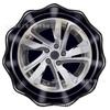 MU005 Rueda de Neumático Racing Boy Plato Ondulado Vajilla Festiva para 8 Personas Set de 6 Piezas Plato de Papel Servilleta de Papel