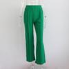 Traje de Sudadera de Manga Larga y Cuello Redondo de Color Sólido Venta Directa de Fábrica Ropa Europea y Americana Otoño e Invierno 2024 Tops Holgados Pantalones de Pierna Ancha