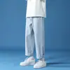2026 Amazon Nuevos Jeans de Verano para Hombre Estilo Americano Frescos Versátiles Hip-Hop Pierna Recta Pantalones Casuales En Stock