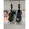Mocassins Pretos Estilosos para Mulheres, Aumentam a Altura, Sola Grossa, Leves, Novo Modelo 2025, Couro Genuíno, Versáteis Casuais Pequenos Sapatos de Couro Femininos