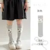 Calcetines de Tobillo de Lunares Florales para Niñas, Estilo Coreano, Calcetines a Cuadros con Lazo de Media Caña, Calcetines Largos Versátiles para Bebés Niñas