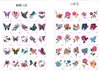 30 flor mariposa punto al por mayor pequeño fresco lindo pegatinas de tatuaje transferencia a pegatinas de tatuaje OEM