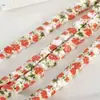 Cuentas cuadradas de cerámica de porcelana azul y blanca para manualidades, cadena tejida con cordón rojo para teléfono móvil, pulsera, collar, accesorios de joyería DIY