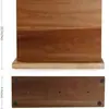 Soporte de Cuchillos Magnético de Doble Cara para Cocina, Soporte de Madera Magnético con Imanes Fuertes Mejorados, Soporte de Cuchillos Multifuncional de Almacenamiento