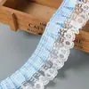 Cinta a Cuadros 9Yw 5cm Accesorios de Encaje Plisado Plisado Borde Volante Material de Combinación para Ropa Falda y Sombrero