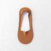 Calcetines de seda helada para mujer talla grande 39-44, calcetines invisibles de boca baja, finos, antideslizantes, que no se caen, para verano, transfronterizos