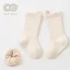 Calcetines para niños otoño e invierno con forro polar engrosados para bebé calcetines de rizo orejas orejitas sin costuras categoría A