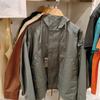 2023 Primavera y Verano Nuevo Estilo de Pareja para Mujer y Hombre Chaqueta Casual Holgada Chaqueta con Capucha 458031
