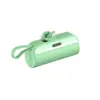 Power Bank Cápsula de Bolso Transfronteiriço 5000mAh Emergência Plugue Traseiro Fonte de Alimentação Móvel Suporte Power Bank Presente