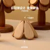 Alfombrilla Aislante para Árbol de Navidad de Gama Alta, Decoración de Mesa, Posavasos y Base para Tazón Plegable de Madera Maciza Creativa Anti-quemaduras