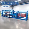 Máquina de Fazer Corda de Amarração Horizontal, Máquina Duas em Uma para Fazer Fios e Corda, Máquina Torcedora de Fio Plano de Plástico PP