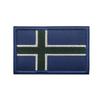 Bandera de Tela Bordada de los Cinco Reinos Escandinavos Islandia Noruega Sueco Danés Finlandés Suizo Brazalete Velcro Sello