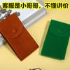 Bolsa para Reloj Bolsa de Almacenamiento Viaje Portátil Mecánico de Muñeca Fantasma Verde Reloj de Agua Almohada Protección con Broche Cubierta de Lana