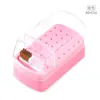 Caja de Almacenamiento para Brocas de Uñas de 30 Agujeros Transfronteriza con Cepillo de Limpieza, Caja a Prueba de Polvo, Soporte de Exhibición para Brocas de Uñas, Herramientas para Uñas