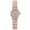 2025 Moda Transfronteriza Reloj Redondo de Aliento de Bebé para Mujer Reloj de Moda Diamante Completo Diamante Aleación Cuarzo Reloj Casual para Mujer