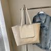 Bolsa de Gran Capacidad para Mujer 2026 Primavera y Verano Nuevo Estilo Retro Diseño de Nicho Bolso de Hombro Único Cruzado Bolso Tote Texturizado para el Trabajo